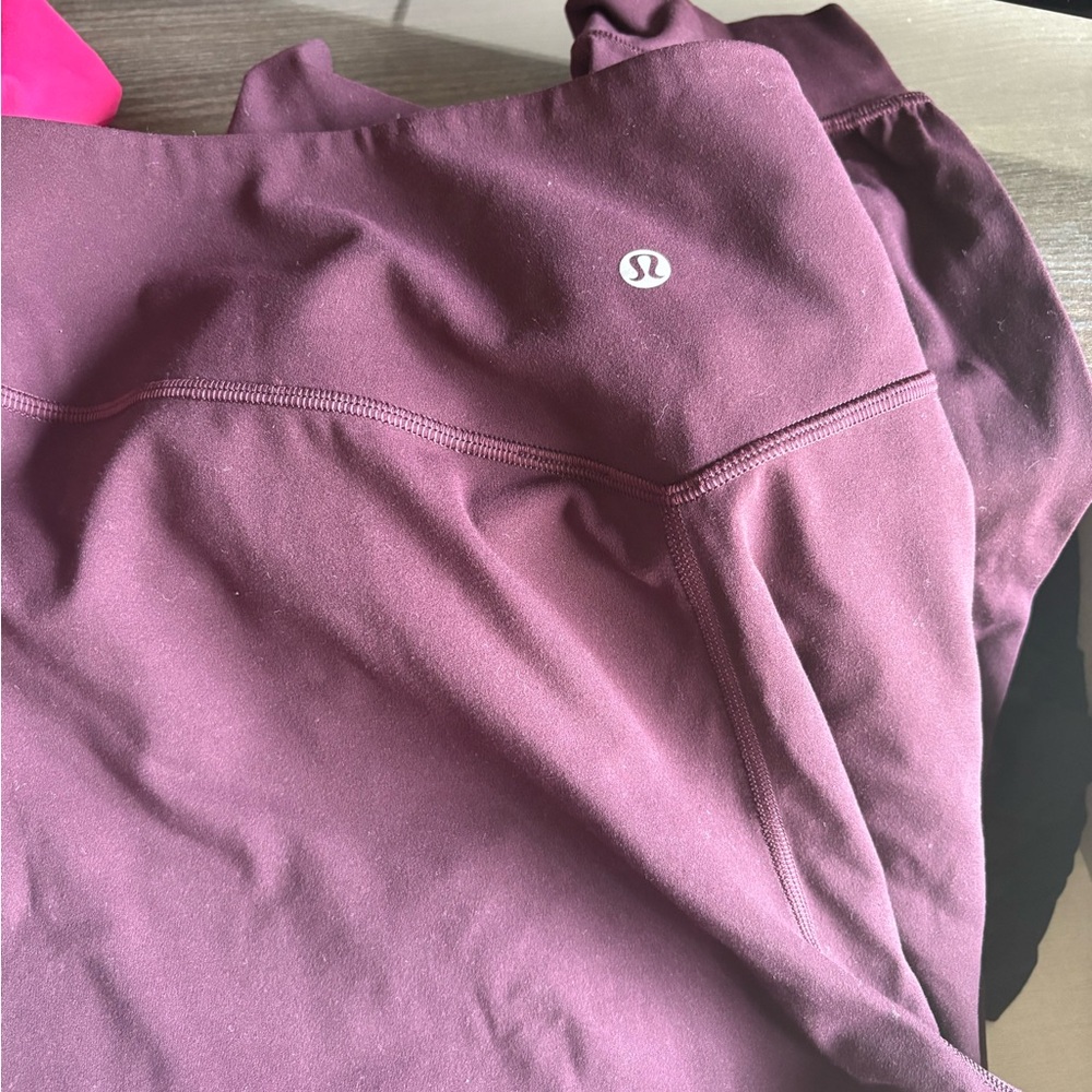 lululemon athletica Plum Track Pants / Joggers